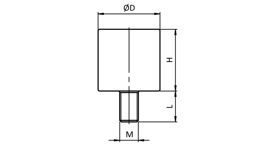 Stop Buffer Cylindrical M - immagine 2