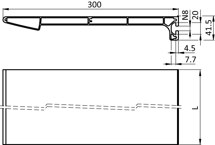 Shelf Board AL 300. Slot 8 - immagine 2