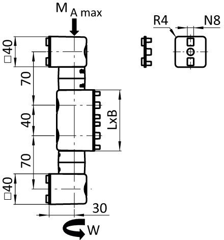 Friction Joint I80H for System Arm (Set) - immagine 2