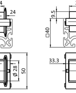 Alternative view of Roller Unit L50 R28
