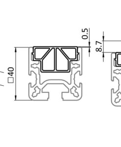 Alternative view of Slide Rail AL