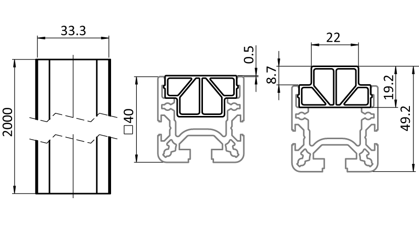 Slide Rail AL - immagine 2