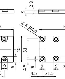 Alternative view of End Plate AL
