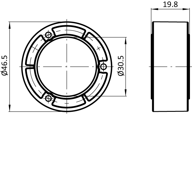 Roller Ø 46.5 for Tubular Frame Profiles - immagine 2