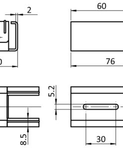 Alternative view of Variable Holding Bracket XST D28