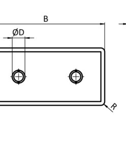 Alternative view of Cover Cap for 45 mm Modular Dimension