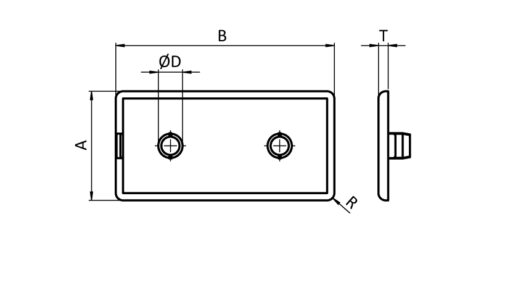 Cover Cap for 45 mm Modular Dimension - immagine 2