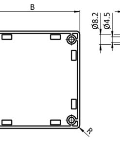 Alternative view of Cover Cap for Conduit Profile