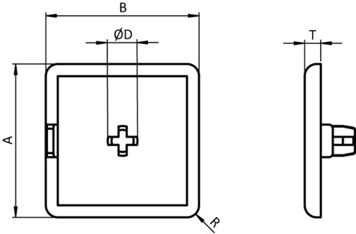 Cover Cap for 38 mm - 1.5" Modular Dimension - immagine 2