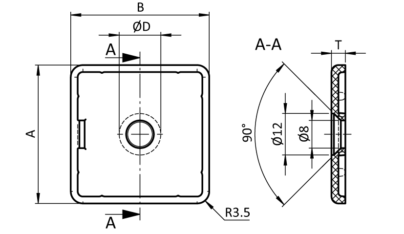 Cover Cap ZN Screw-on Type - immagine 2