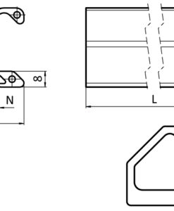Alternative view of Strip Handle (Set)