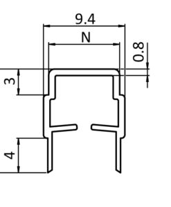 Alternative view of Cover and Reduction Profile I Slot 8
