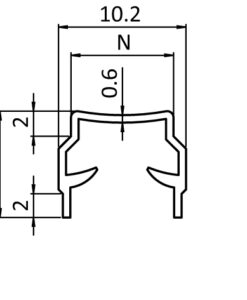 Alternative view of Cover and Reduction Profile B Slot 8