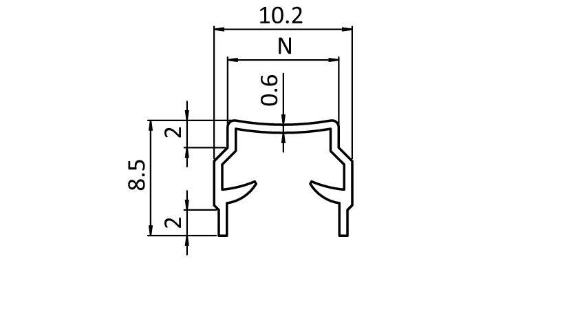 Cover and Reduction Profile B Slot 8 - immagine 2
