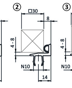Alternative view of Sealing Strip B
