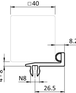 Alternative view of Sealing Strip I