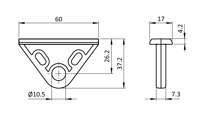 Tool Hanger 8/10. 3 Hole - immagine 2