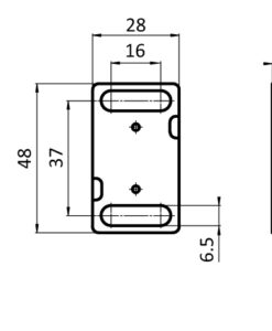 Alternative view of Spacer for Ball Catch 30