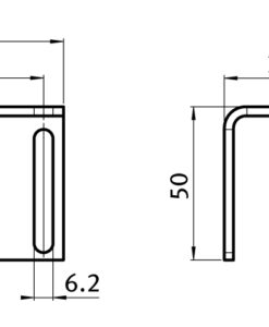 Alternative view of Angle Bracket for Ball Catch 30