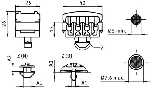 Snap-Cable-Binding with Hammer - immagine 2