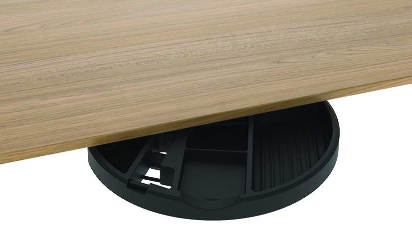 Pivoting Under-table Storage Tray - immagine 3