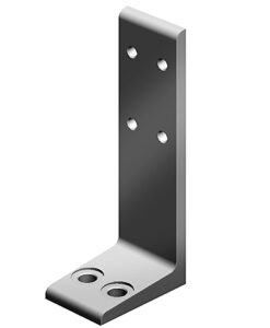 Floor Bracket AL 140. 2 Slots Version