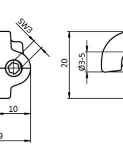 Alternative view of Wire Mesh Clamp