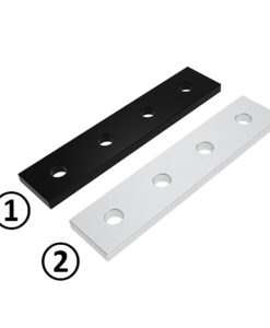 ECO Connection Plate AL Rectangular 4 Hole. 1 Slot Version