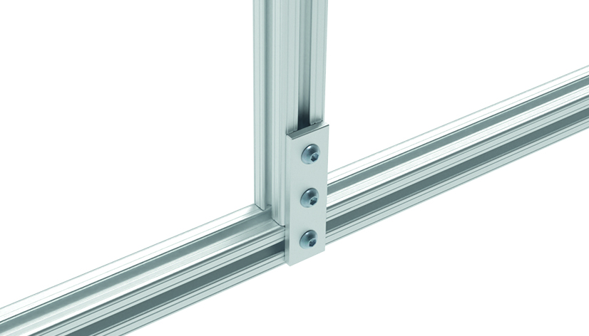 ECO Connection Plate AL Rectangular 3 Hole. 1 Slot Version - immagine 3