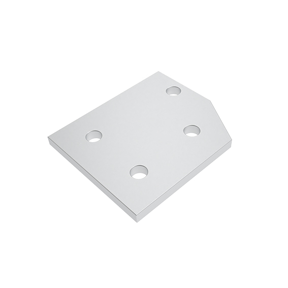 ECO Connection Plate AL 30° 4 Hole. 1 Slot Version