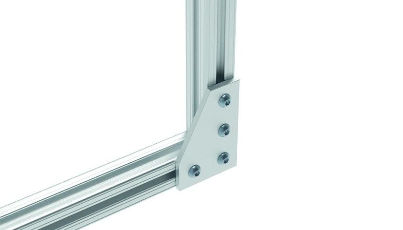 ECO Connection Plate AL L 4 Hole. 1 Slot Version - immagine 3