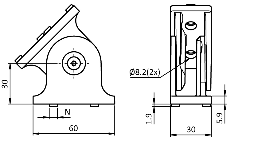 Pivot Joint 30 x 60 - immagine 2