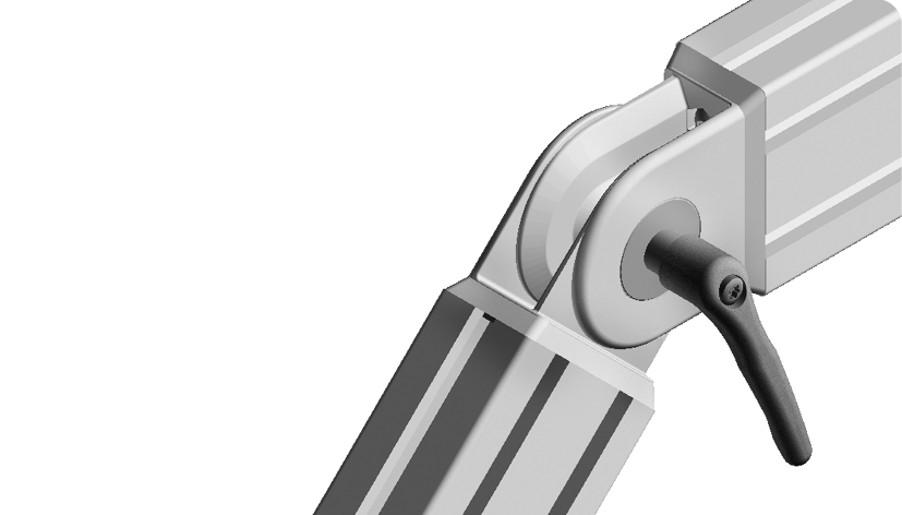 Pivot Joint 45 x 90 with Locking Lever - immagine 3