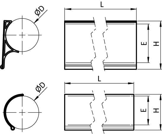 Label Clip D28 / D30 - immagine 2