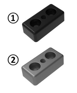 Transport and Base Plate ZN 20 x 40. Powder Coated