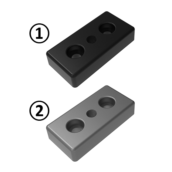 Transport and Base Plate ZN 30 x 60. Powder Coated