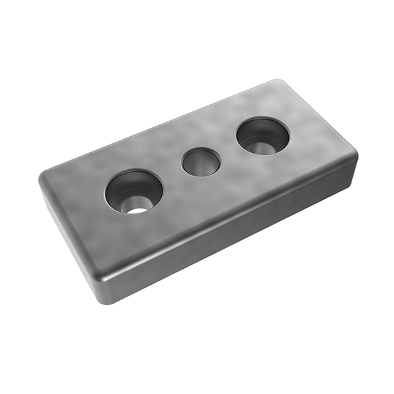 Transport and Base Plate ZN 50 x 100. Plain