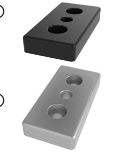 Transport and Base Plate ZN 50 x 100. Powder Coated