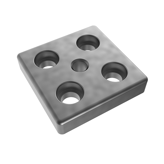 Transport and Base Plate ZN 80 x 80. Plain
