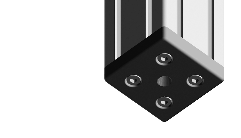 Transport and Base Plate ZN 80 x 80. Powder Coated - immagine 3