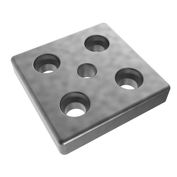 Transport and Base Plate ZN 90 x 90. Plain