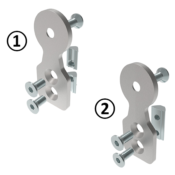 T-Connector Plate D30 (Set)