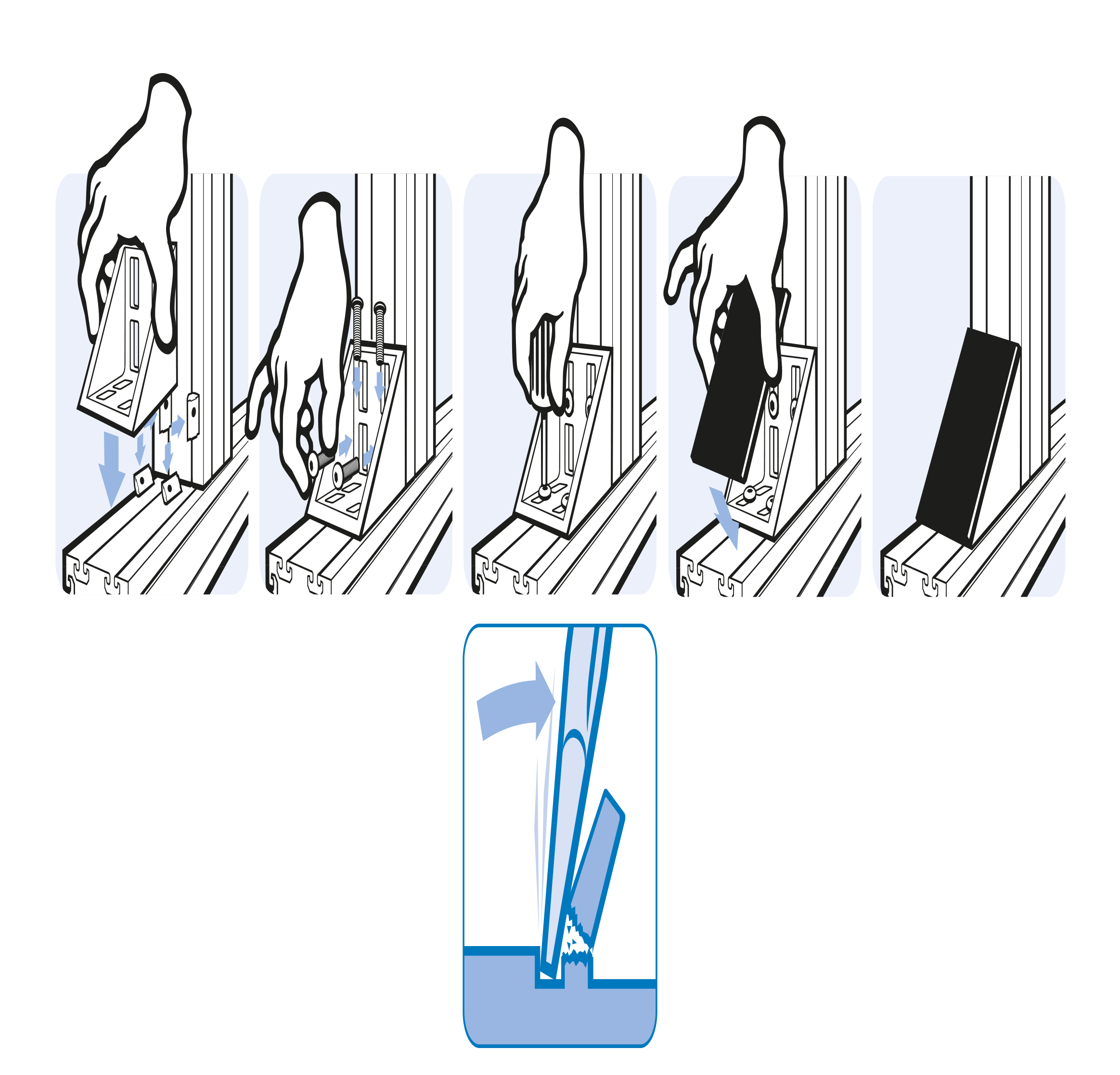 Zinc Connection Angle 80 flat - immagine 4
