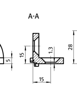 Alternative view of 3-way Connection Angle B 30