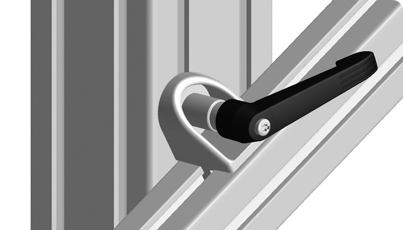 Clamping Angle I 40 with Locking Lever. Slot 8 - immagine 3
