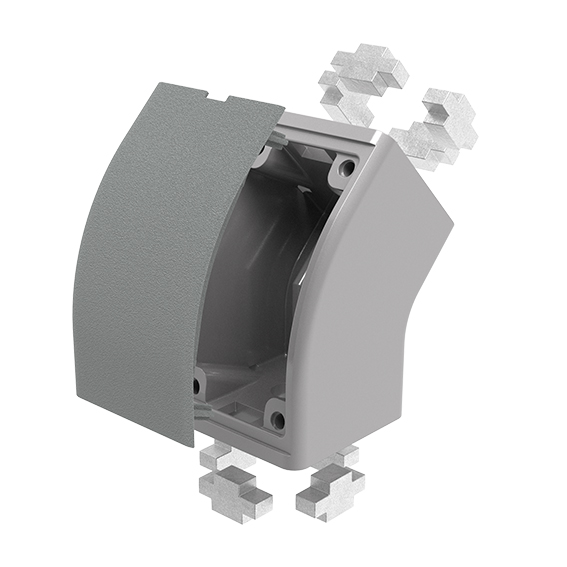 Angle Connector I 40. 45° (Set)