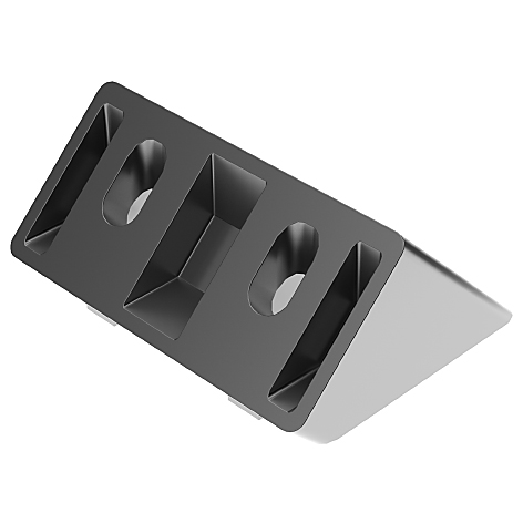 Angle Connector 76 x 38 - 3" x 1.5". 45°
