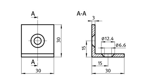 Steel Connection Angle 30 - immagine 2