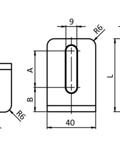 Alternative view of Steel Connection Angle 40 EH