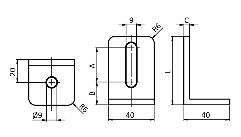 Steel Connection Angle 40 EH - immagine 2